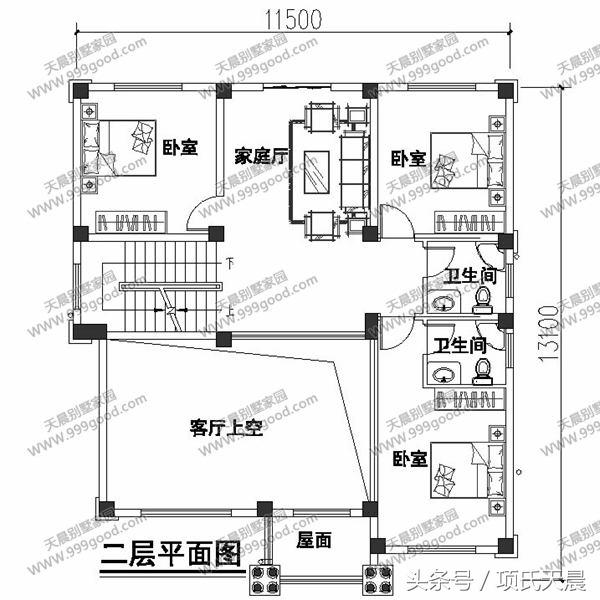 九套別墅設(shè)計(jì)圖，每套都是經(jīng)典戶型，讓你一次看過癮