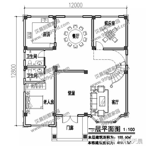 九套別墅設(shè)計(jì)圖，每套都是經(jīng)典戶型，讓你一次看過癮