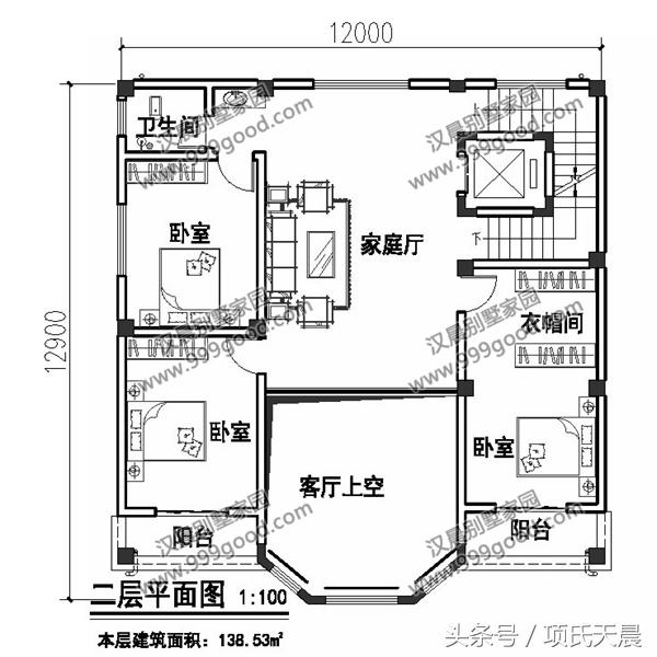 九套別墅設(shè)計(jì)圖，每套都是經(jīng)典戶型，讓你一次看過癮