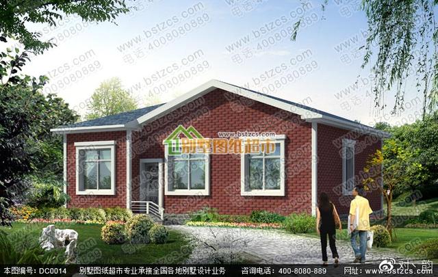 本款圖紙為一層鄉(xiāng)村小別墅設(shè)計(jì)圖，看是否是您需要的！