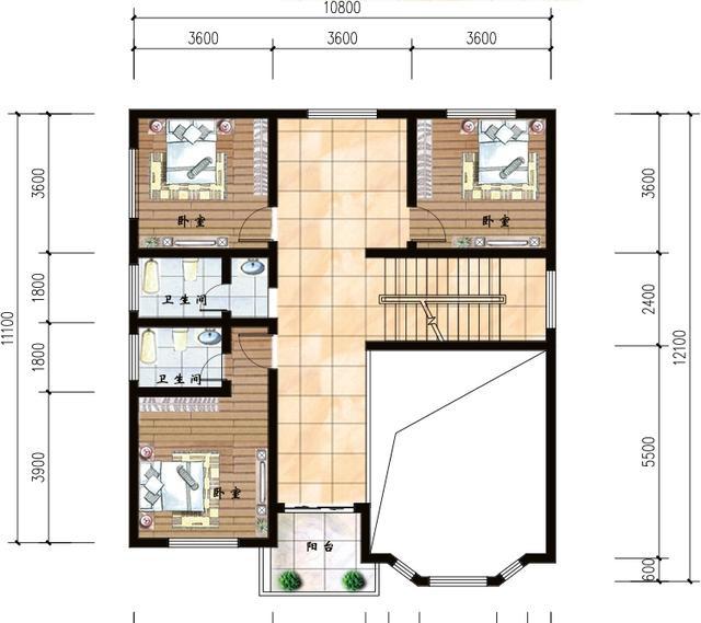 二層農(nóng)村別墅設(shè)計圖，設(shè)計實用美觀，來看看你更喜歡哪一款？