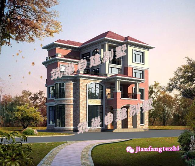 二三四層農(nóng)村自建別墅設(shè)計圖高清效果圖大合集，總有一款適合您！