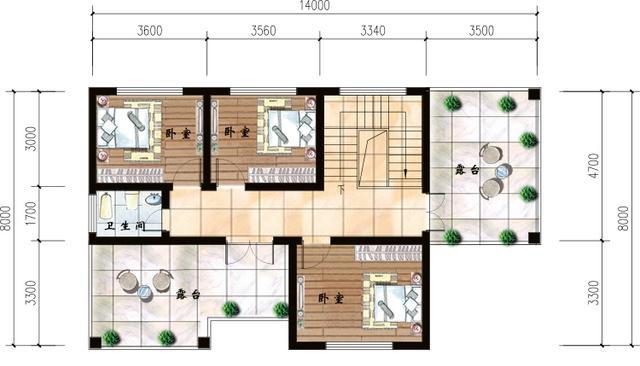 三層別墅設(shè)計(jì)圖，主體造價(jià)28萬(wàn)左右。 小而精致！