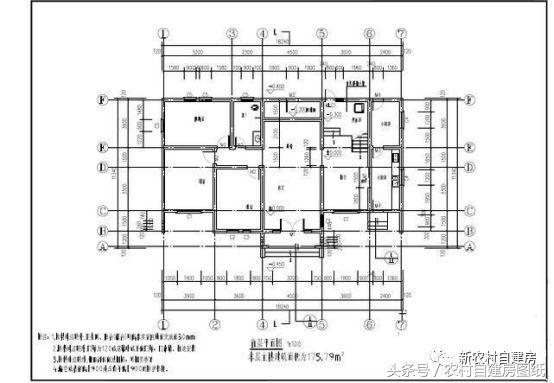 占地18×11米簡樸二層別墅設(shè)計圖，帶院子，大有采菊東籬下，悠然見南山的閑適愜意