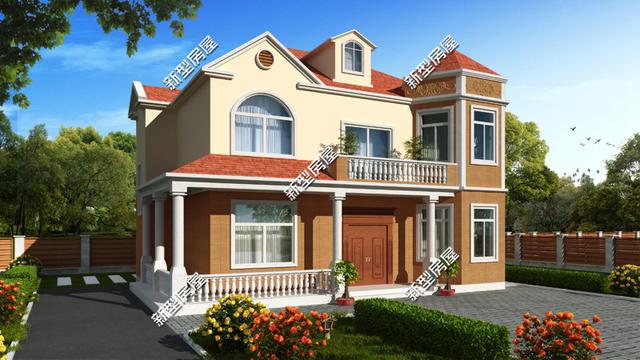 4款二層別墅設(shè)計(jì)圖，現(xiàn)在大多人都喜歡建二層別墅，經(jīng)濟(jì)又實(shí)用