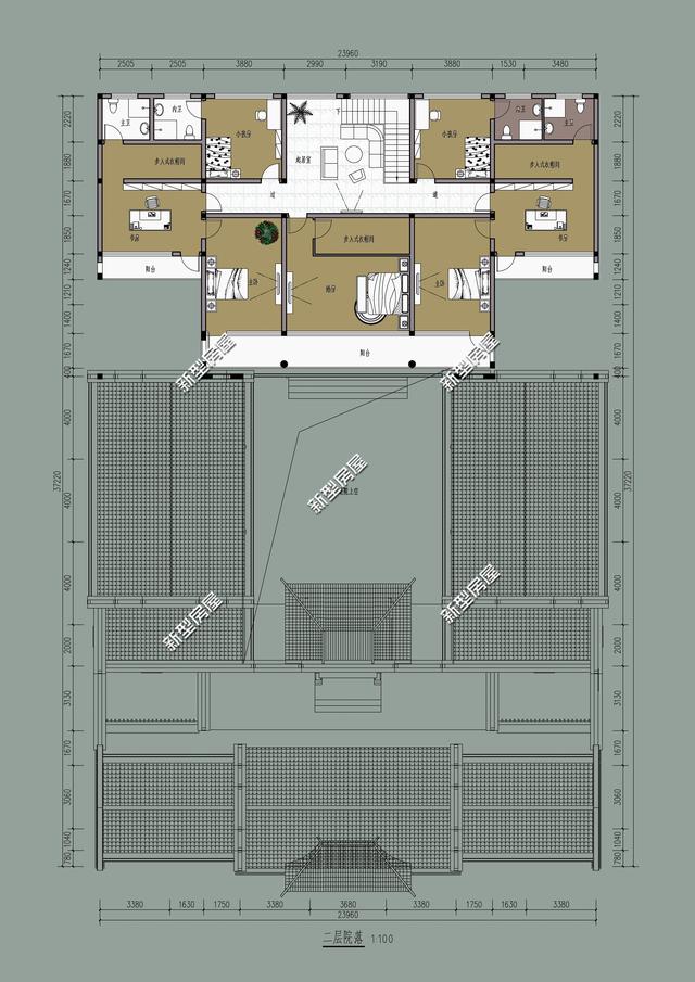 4款二層別墅設(shè)計(jì)圖，現(xiàn)在大多人都喜歡建二層別墅，經(jīng)濟(jì)又實(shí)用