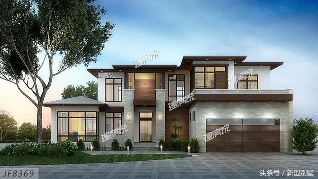 這款現(xiàn)代風(fēng)別墅設(shè)計(jì)圖火了，占地面積167平方，人人看了都想建