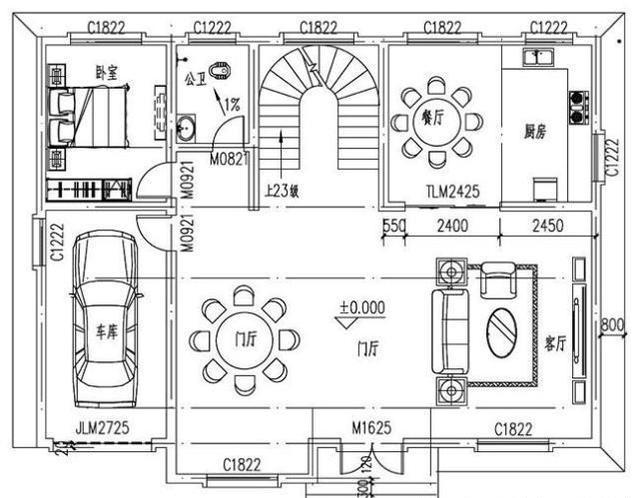 2款歐式二層農(nóng)村別墅戶型設計施工效果圖，簡單易建，美觀時尚