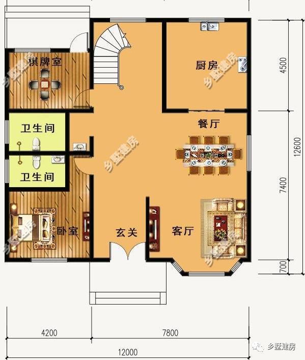 兩款優(yōu)秀的農(nóng)村別墅設(shè)計(jì)圖，喜歡就建起來