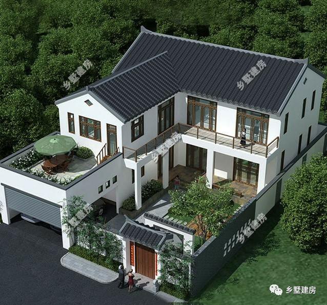 古色古香的三層中式別墅設(shè)計圖，農(nóng)村自建房的最佳選擇！