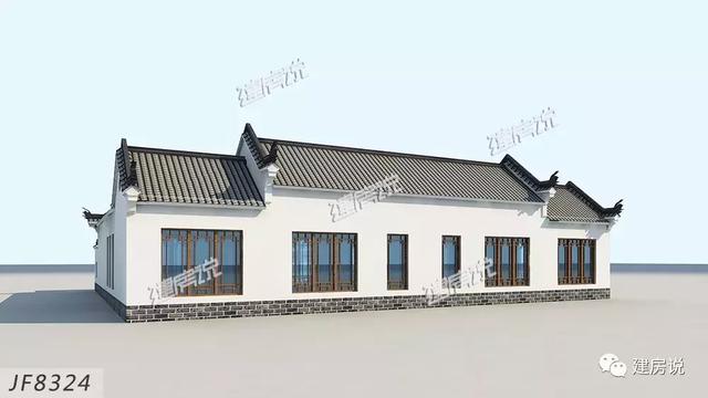 中式四合院別墅設(shè)計(jì)圖，造價(jià)只要40萬(wàn)，喜歡就Pick一下吧