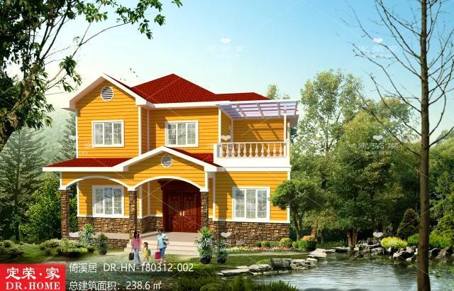 4套爆款農(nóng)村二層自建別墅設(shè)計圖，外觀漂亮，內(nèi)部實用，建哪一款都讓你很有面子