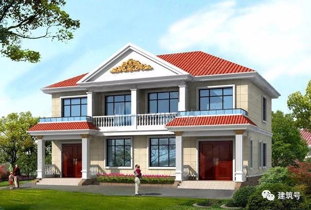 4套小面積二層農(nóng)村別墅設(shè)計(jì)圖，造價(jià)經(jīng)濟(jì)，適合普通家庭建造