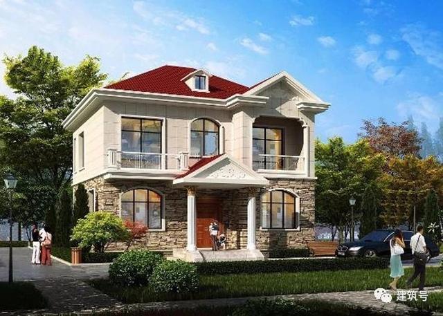 4套小面積二層農(nóng)村別墅設(shè)計(jì)圖，造價(jià)經(jīng)濟(jì)，適合普通家庭建造