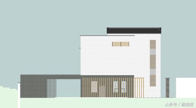 四層豪華現(xiàn)代別墅設(shè)計圖，框架結(jié)構(gòu)，主體造價65萬左右