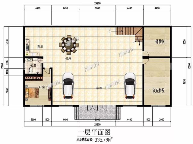 占地三百多平方米的新中式別墅設(shè)計圖，如此氣派的房子必定會提高生活品質(zhì)