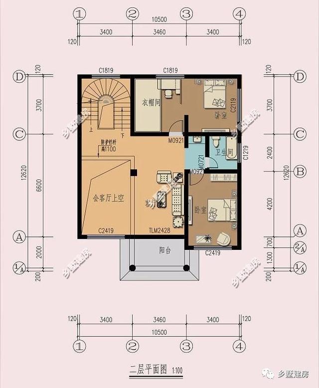 2款別墅設(shè)計(jì)圖，一款二層，一款三層，看你喜歡哪一款
