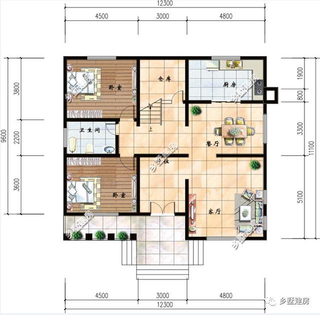 現(xiàn)在在城里買(mǎi)房不如回老家自己建別墅，今日推薦一款二層豪華別墅設(shè)計(jì)圖