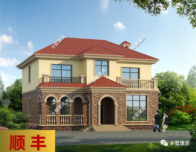 現(xiàn)在在城里買(mǎi)房不如回老家自己建別墅，今日推薦一款二層豪華別墅設(shè)計(jì)圖