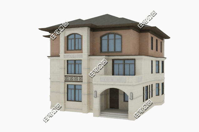 建農村奢華復古別墅，享高品質生活，這款復古別墅設計圖送給大家