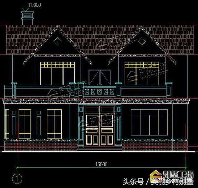 農(nóng)村二層別墅設(shè)計圖，22萬就能建，鄰居見了可羨慕了