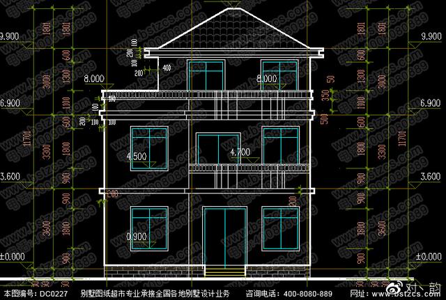 新農(nóng)村二層半自建房設(shè)計全套施工圖效果圖，符合農(nóng)村生活需要
