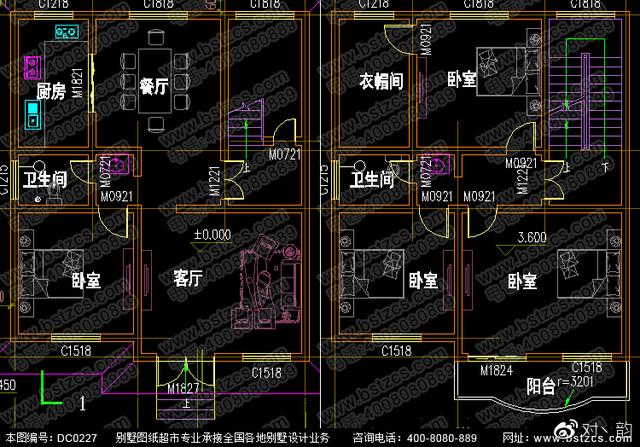 新農(nóng)村二層半自建房設(shè)計全套施工圖效果圖，符合農(nóng)村生活需要