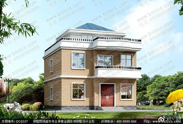 新農(nóng)村二層半自建房設(shè)計全套施工圖效果圖，符合農(nóng)村生活需要