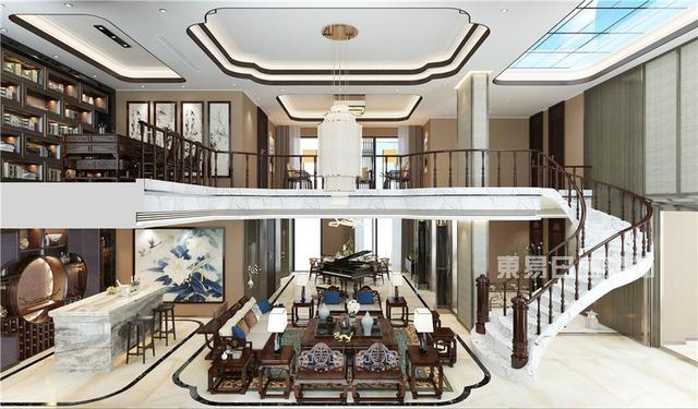 4款中式風格別墅裝修效果圖，一起來體會下這種中式意境吧