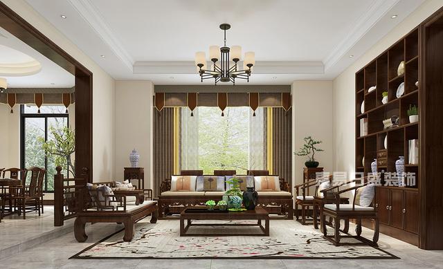 4款中式風格別墅裝修效果圖，一起來體會下這種中式意境吧