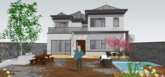 33X15米二層中式別墅設(shè)計(jì)圖，功能上面超級(jí)合理。