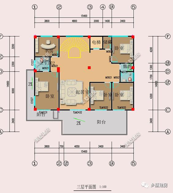 四層農(nóng)村自建別墅設(shè)計圖，外觀造型簡約大氣，外觀造型覺得令你贊嘆不覺。