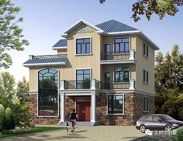 13x12米三層農(nóng)村墅復(fù)式別墅圖，戶型實用，30萬可建主體