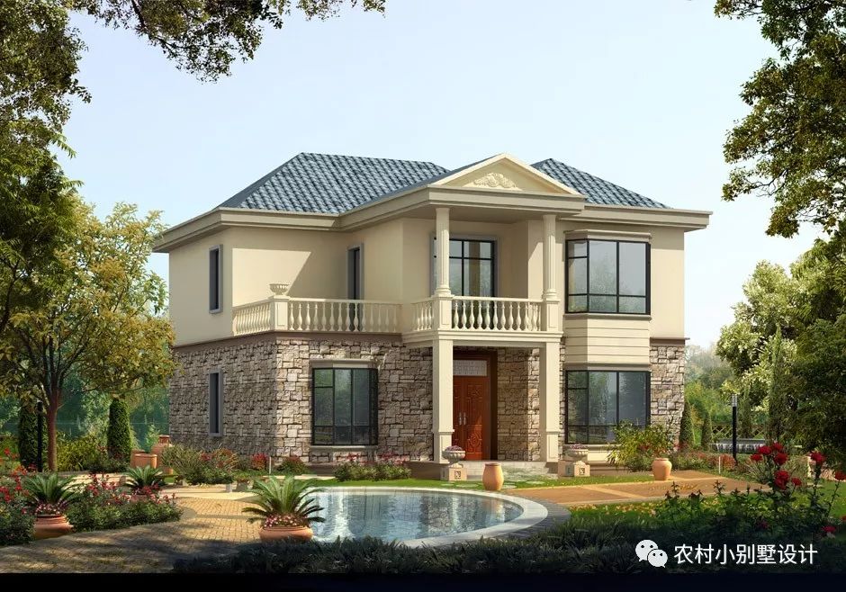 15款2024年接地氣的農(nóng)村二層房屋效果圖，可定制全套圖紙