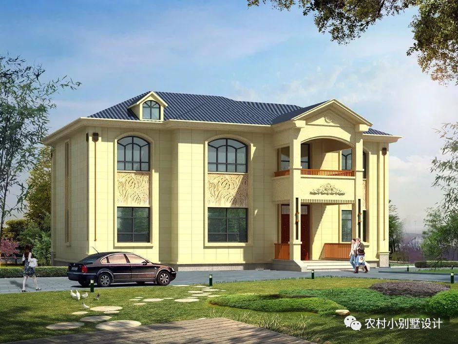 15款2024年接地氣的農(nóng)村二層房屋效果圖，可定制全套圖紙