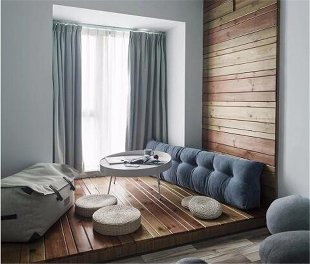 三居室裝修的簡約風格，設計非常大氣，大包11萬。