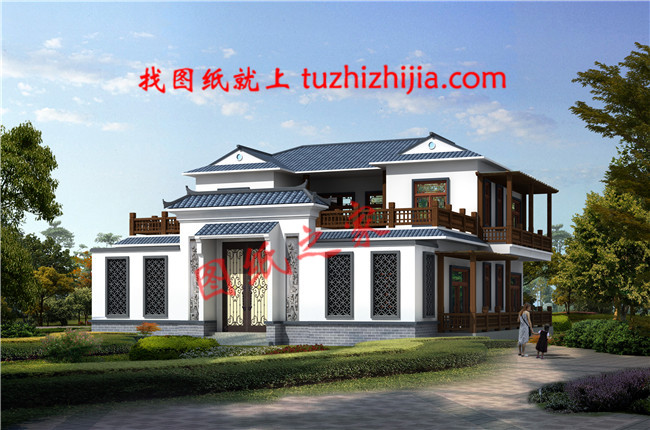 農(nóng)村二層四合院設(shè)計(jì)圖，秒殺各種洋別墅