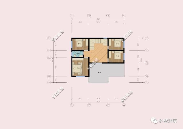 12x10米田園風(fēng)三層農(nóng)村別墅設(shè)計(jì)圖，帶大露臺(tái)，低調(diào)奢華。