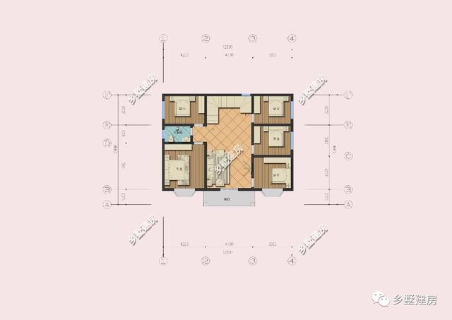 12x10米田園風(fēng)三層農(nóng)村別墅設(shè)計(jì)圖，帶大露臺(tái)，低調(diào)奢華。