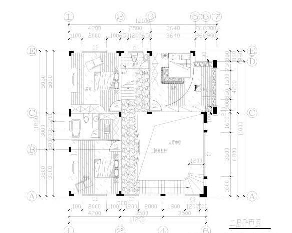 三層農(nóng)村別墅設(shè)計圖，帶挑空客廳，布局空間合理，造價40萬以內(nèi)。