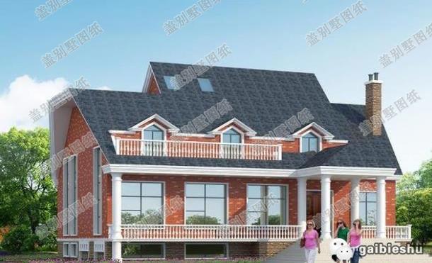 占地300平的二層農(nóng)村別墅設(shè)計(jì)圖，帶旋轉(zhuǎn)樓梯+地下車庫(kù)，符合現(xiàn)代人的生活需求。