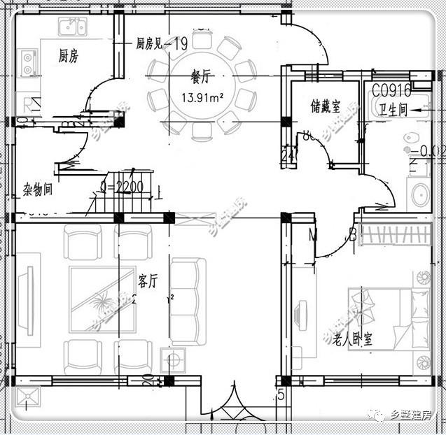 兩棟二層別墅設(shè)計圖，都是簡約風格，二十萬以內(nèi)的別墅！