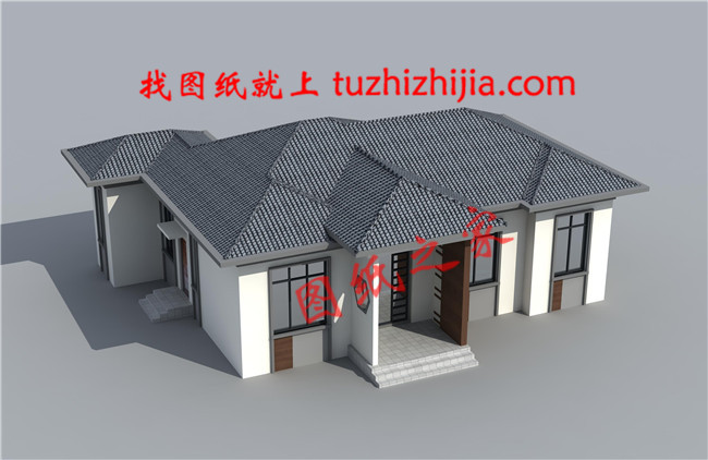 鄉(xiāng)下建房一層平房設計圖紙及戶型圖，占地150平米左右