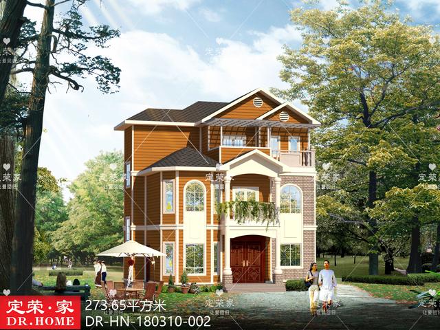 四棟三層別墅設(shè)計圖，簡單實(shí)用，戶型溫馨，適合農(nóng)村建設(shè)。