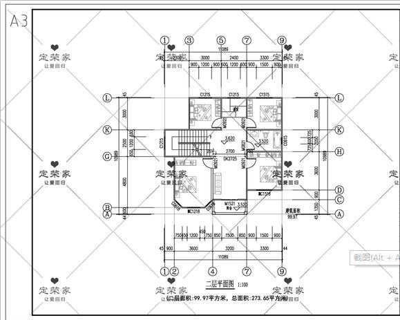 四棟三層別墅設(shè)計圖，簡單實(shí)用，戶型溫馨，適合農(nóng)村建設(shè)。