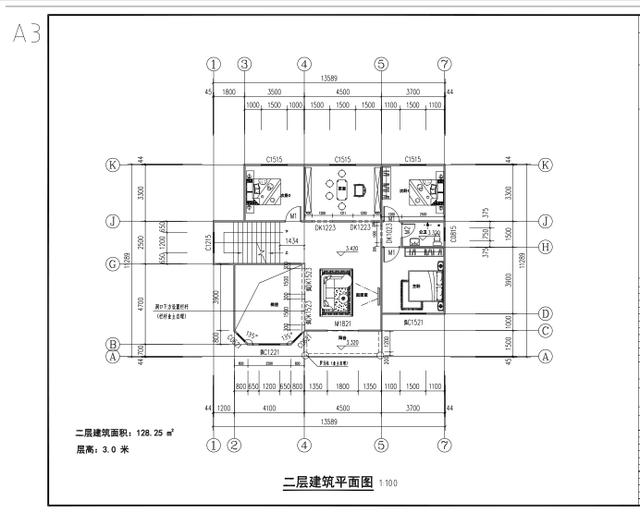 四棟三層別墅設(shè)計圖，簡單實(shí)用，戶型溫馨，適合農(nóng)村建設(shè)。