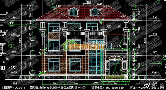占地166平的三層別墅設(shè)計(jì)圖，豪華大氣，有氣場(chǎng)。