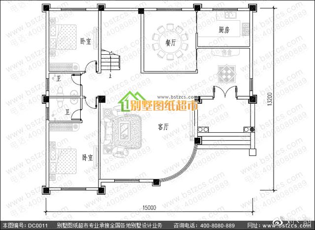 占地166平的三層別墅設(shè)計(jì)圖，豪華大氣，有氣場(chǎng)。