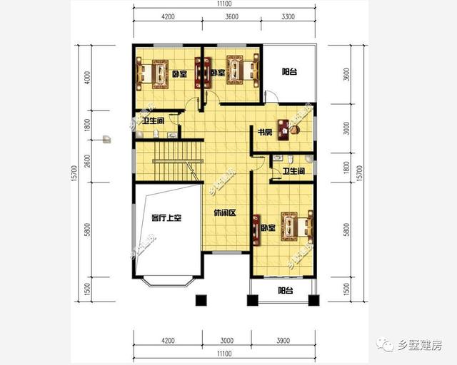 兩棟三層別墅設(shè)計圖，都是帶車庫+多陽臺，更符合多數(shù)農(nóng)村朋友的需求。