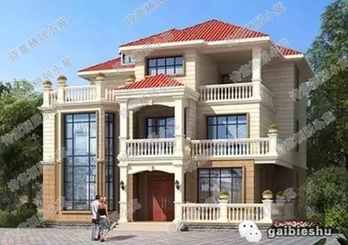 14×14米三層新農(nóng)村自建房，主體造價(jià)42萬(wàn)左右。